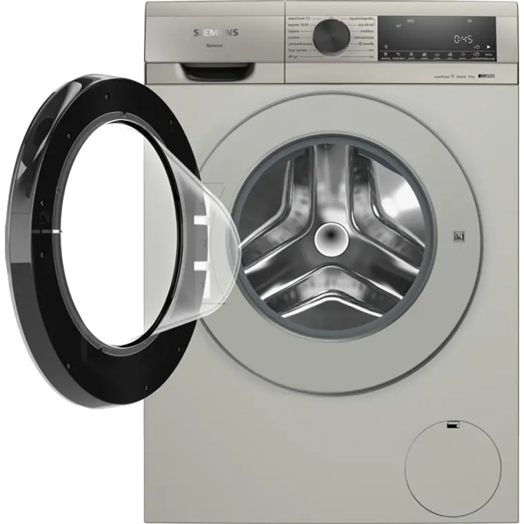 SIEMENS iQ500, Lavadora de carga frontal, 10 kg, 1600 rpm, Acero antihuellas 2