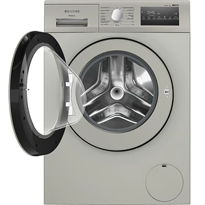 SIEMENS iQ300, Lavadora de carga frontal, 9 kg, 1400 rpm, Acero mate antihuellas