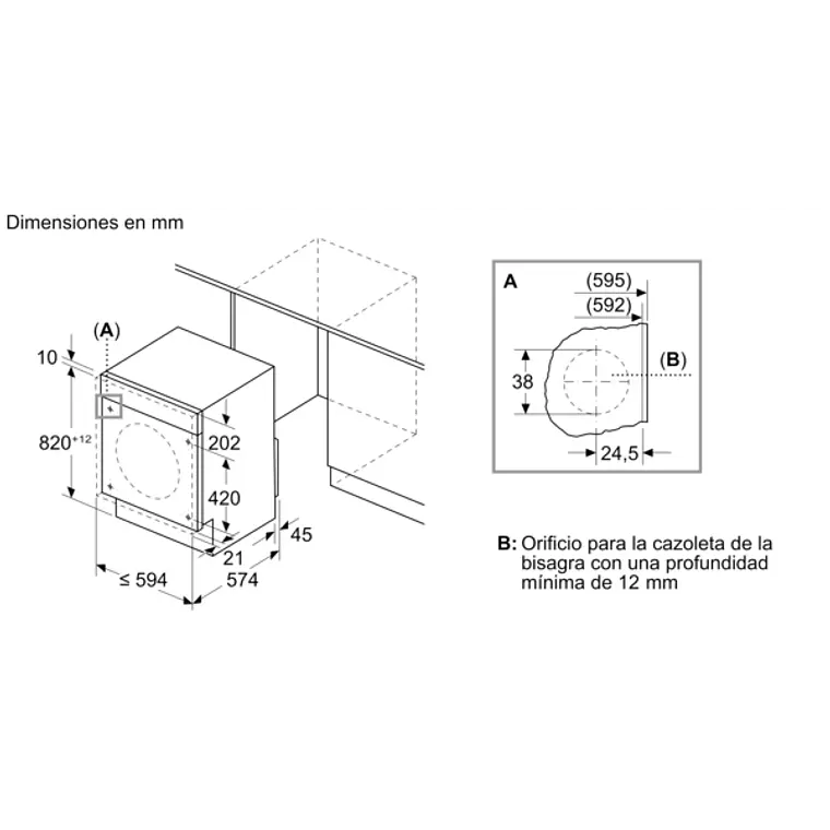 SIEMENS iQ500, Lavadora-secadora, 8/5 kg 11
