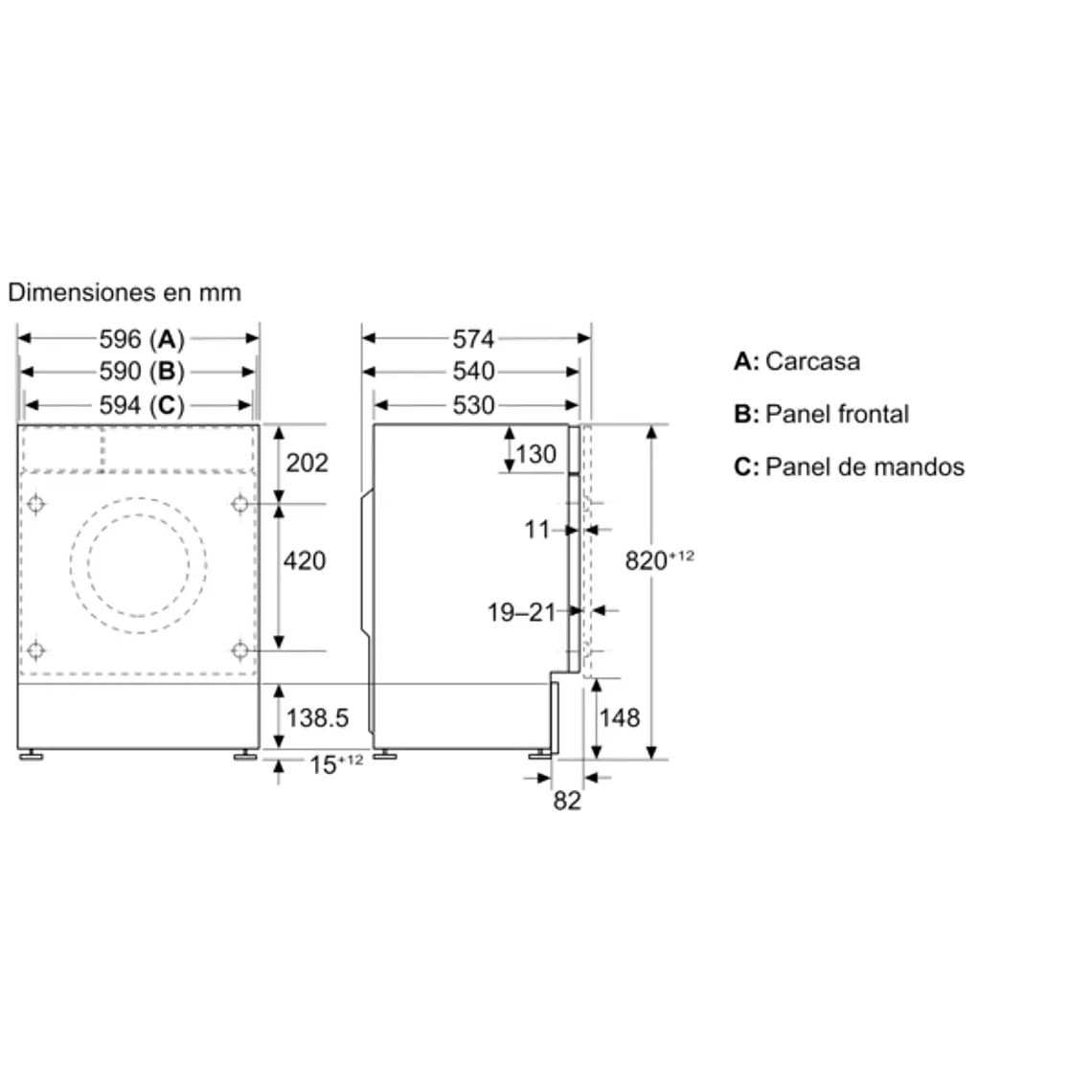 SIEMENS iQ500, Lavadora-secadora, 8/5 kg 12