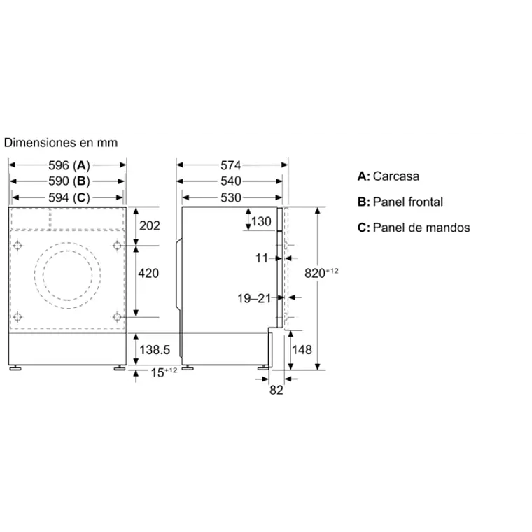 SIEMENS iQ500, Lavadora-secadora, 8/5 kg 12