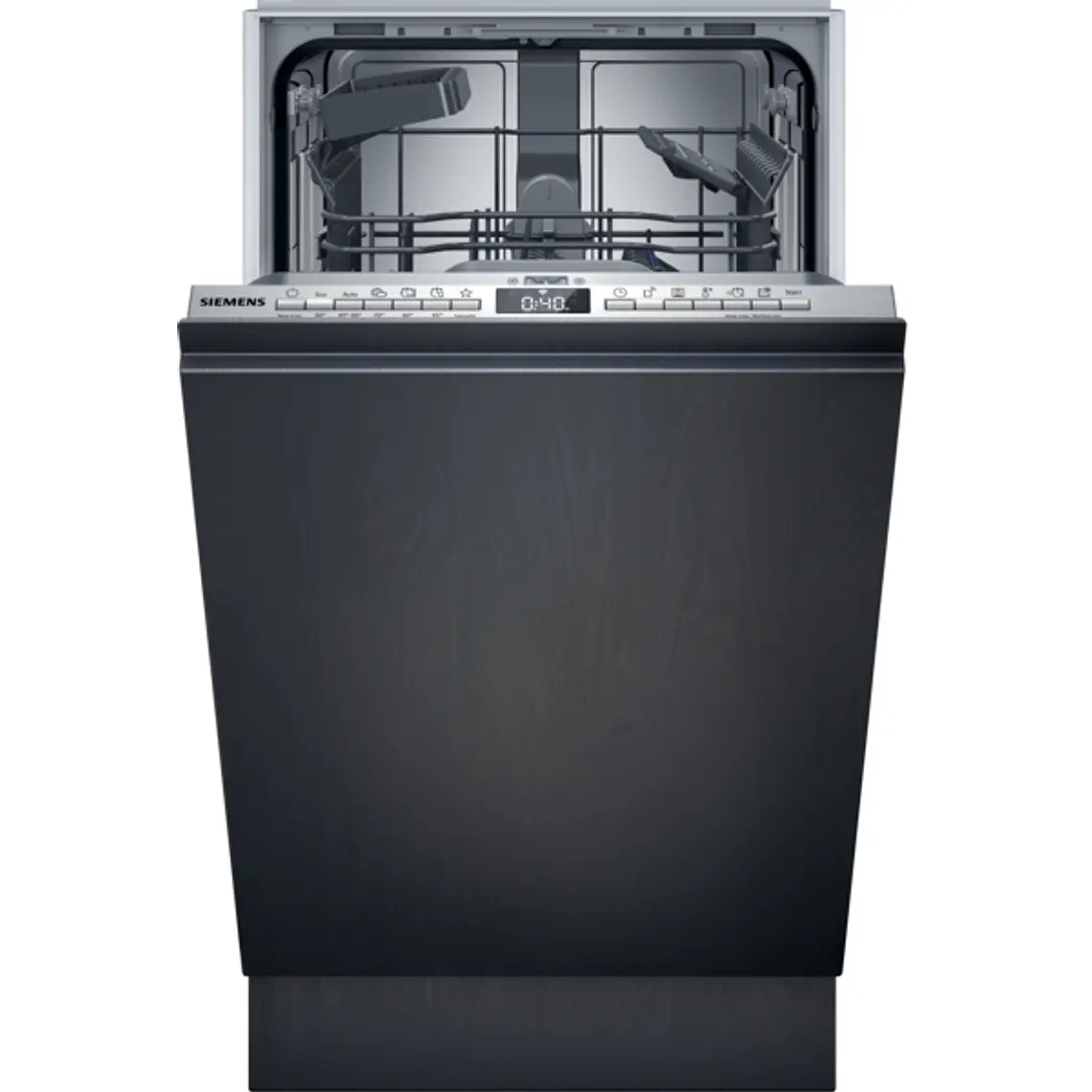 SIEMENS iQ300, Lavavajillas totalmente integrable, 45 cm, Puerta deslizante 1