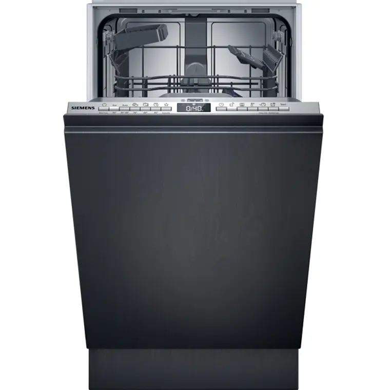 SIEMENS iQ300, Lavavajillas totalmente integrable, 45 cm, Puerta deslizante 1