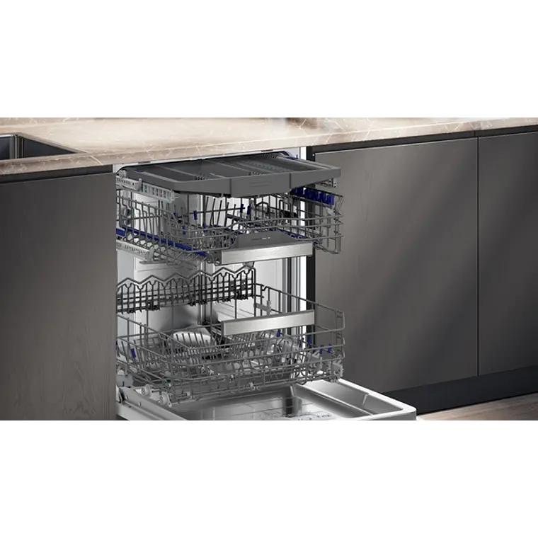 SIEMENS iQ700, Lavavajillas totalmente integrable, 60 cm, Puerta deslizante 6