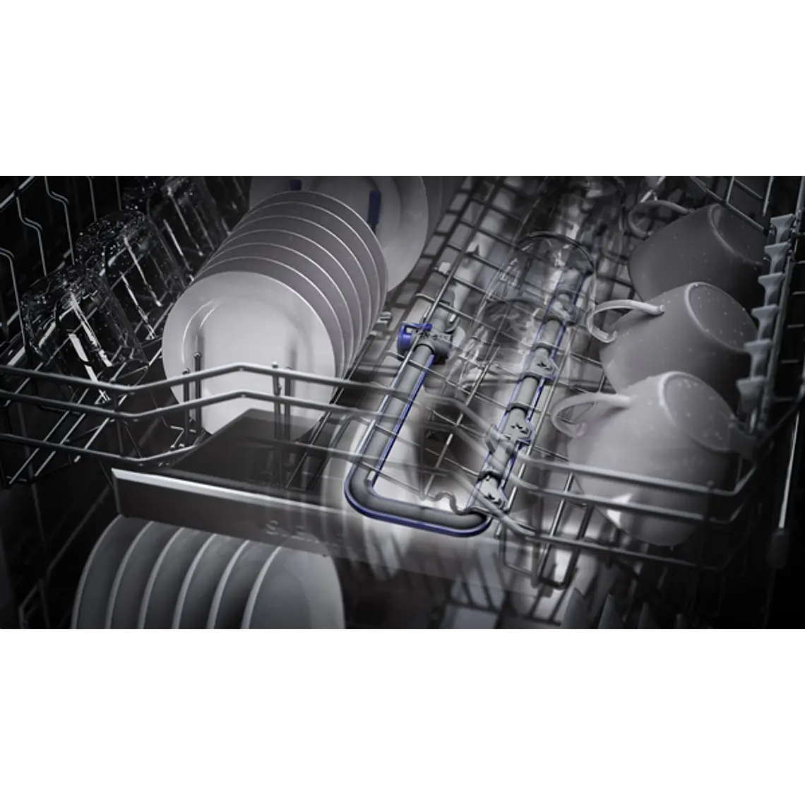 SIEMENS iQ500, Lavavajillas totalmente integrable, 60 cm, Puerta deslizante 8