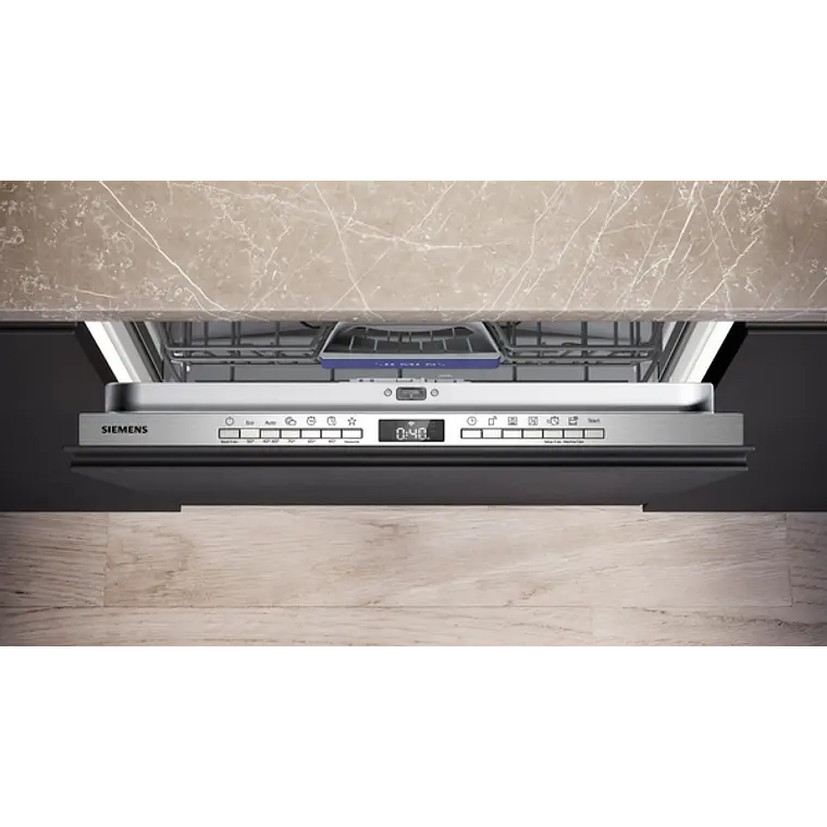 SIEMENS iQ300, Lavavajillas totalmente integrable, 60 cm, Puerta deslizante 4