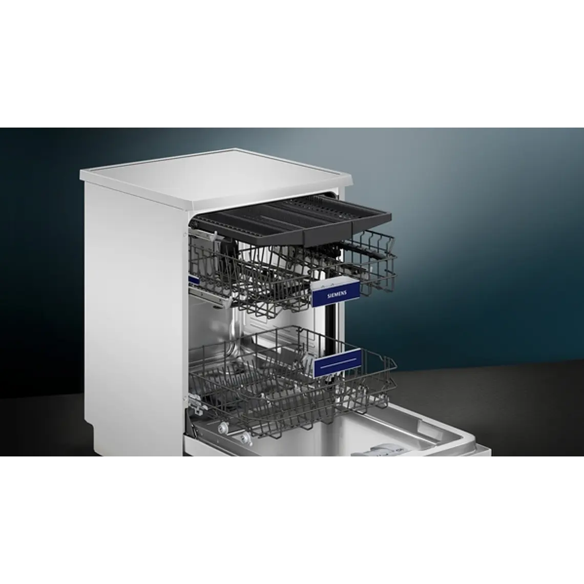 SIEMENS iQ300, Lavavajillas de libre instalación, 60 cm, Blanco 3