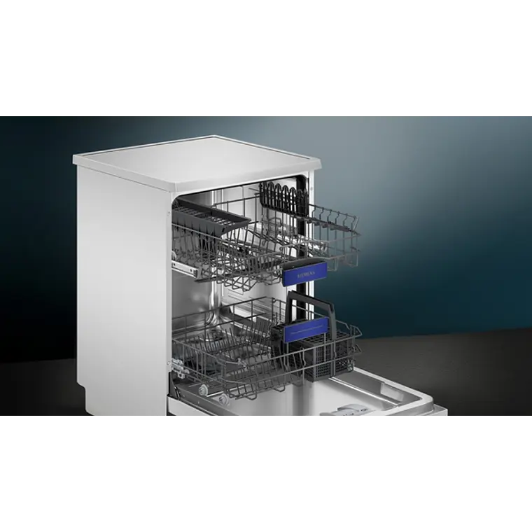 SIEMENS iQ300, Lavavajillas de libre instalación, 60 cm, Blanco 3