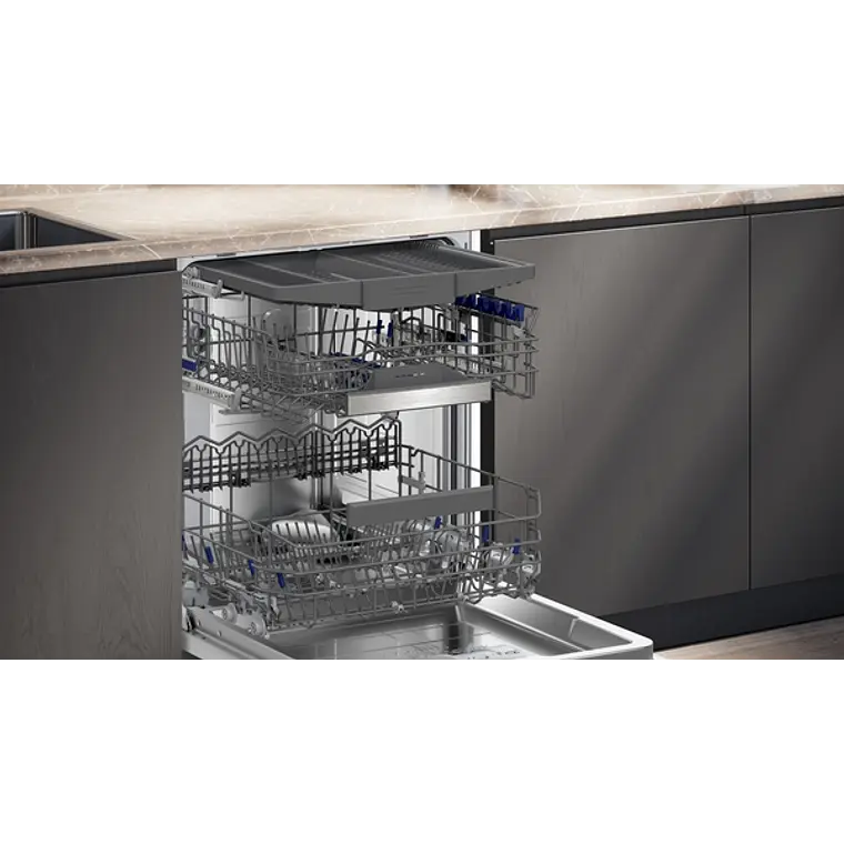 SIEMENS iQ500, Lavavajillas totalmente integrable, 60 cm, XXL, Puerta deslizante 4