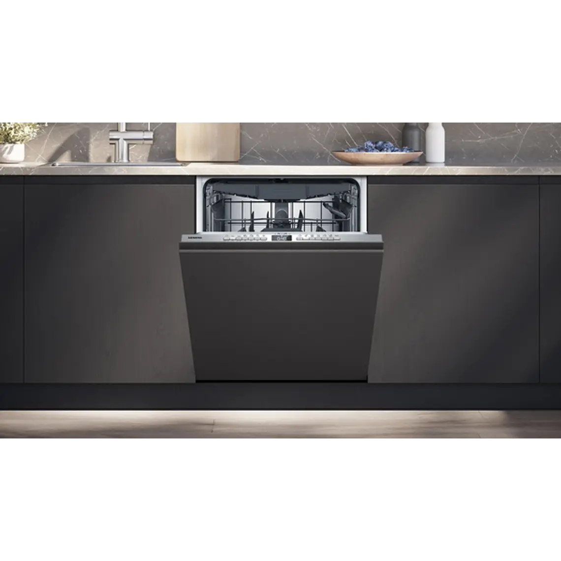 SIEMENS iQ300, Lavavajillas totalmente integrable, 60 cm, XXL, Puerta deslizante 2