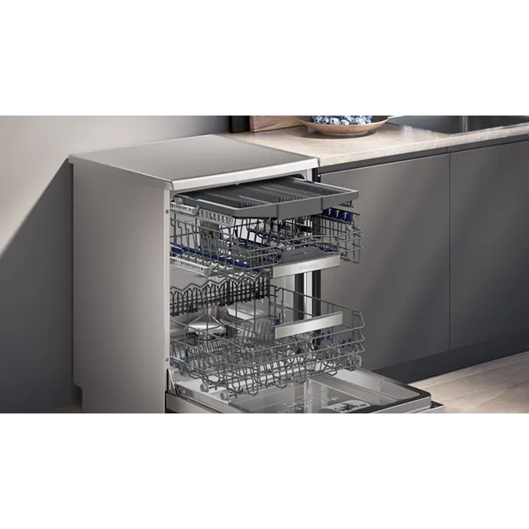 SIEMENS iQ700, Lavavajillas de libre instalación, 60 cm, Acero antihuellas 5