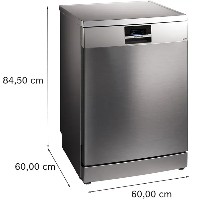 SIEMENS iQ500, Lavavajillas de libre instalación, 60 cm, Acero antihuellas 12