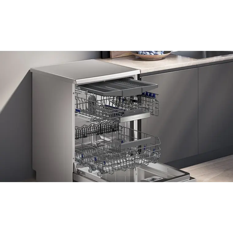SIEMENS iQ500, Lavavajillas de libre instalación, 60 cm, Acero antihuellas 4
