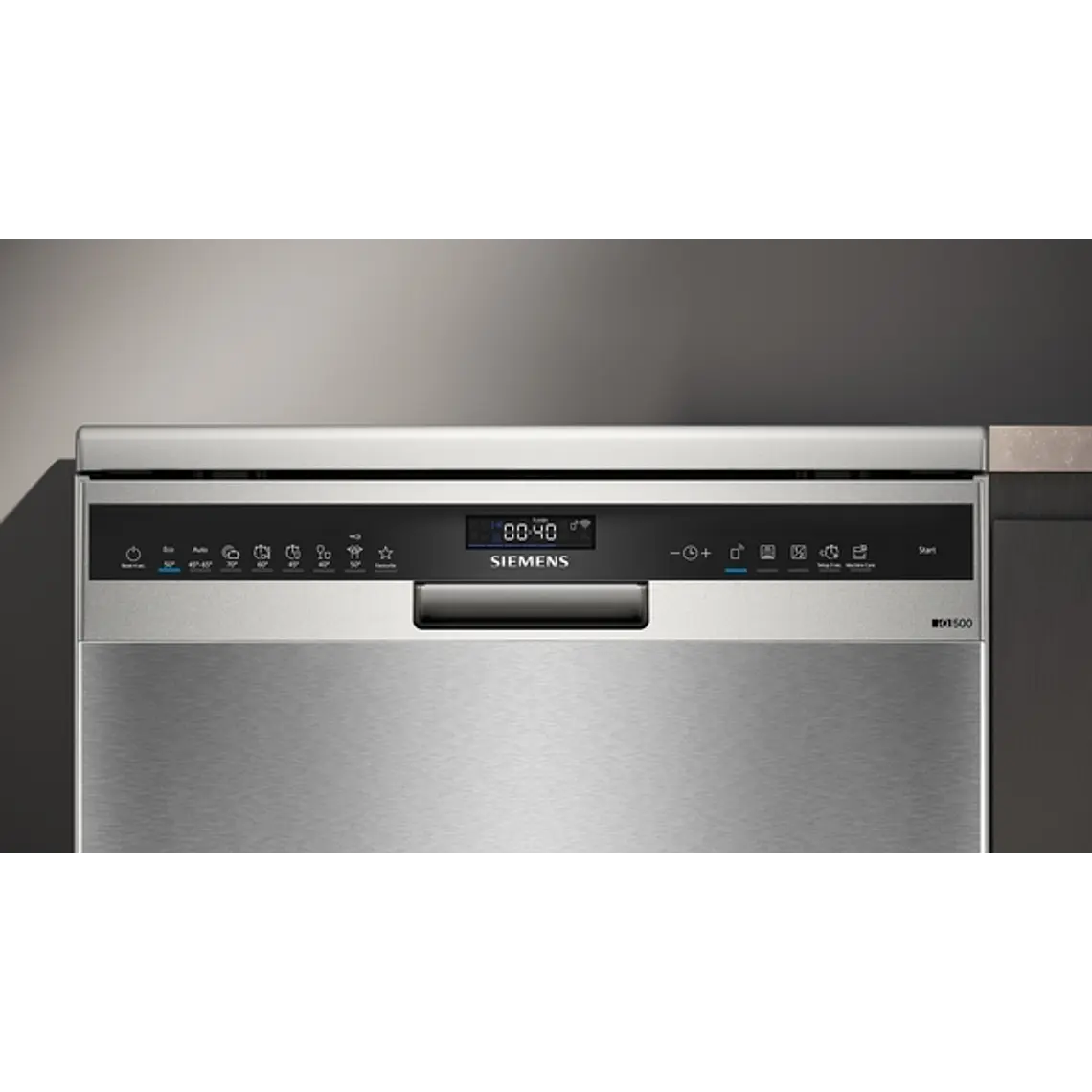 SIEMENS iQ500, Lavavajillas de libre instalación, 60 cm, Acero antihuellas 2