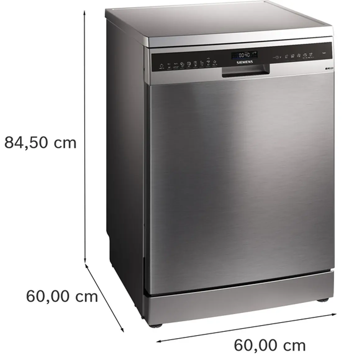 SIEMENS iQ500, Lavavajillas de libre instalación, 60 cm, Acero antihuellas 11