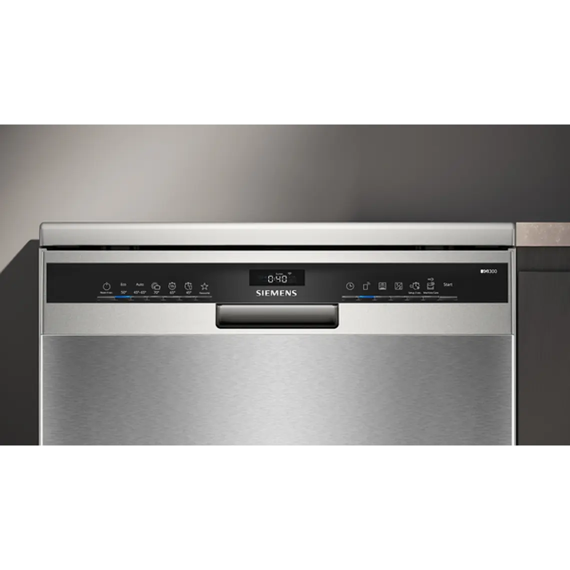SIEMENS iQ300, Lavavajillas de libre instalación, 60 cm, Acero antihuellas 2