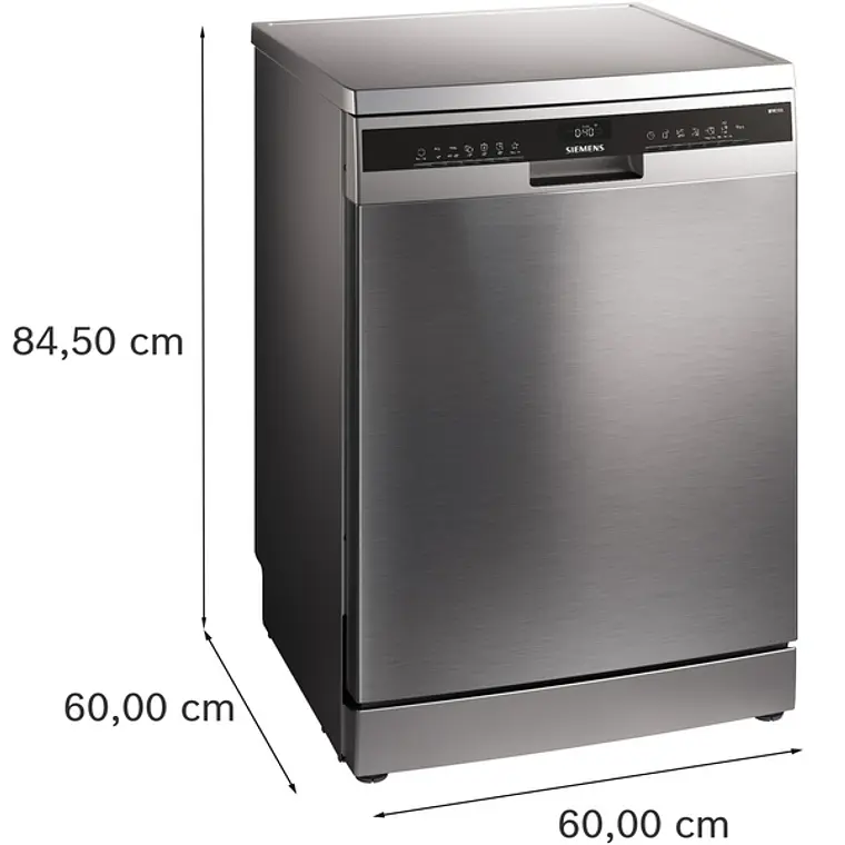 SIEMENS iQ300, Lavavajillas de libre instalación, 60 cm, Acero antihuellas 11