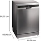 SIEMENS iQ300, Lavavajillas de libre instalación, 60 cm, Acero antihuellas - Miniatura 11