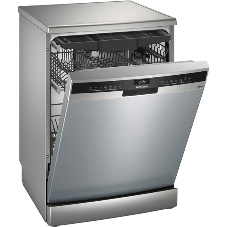 SIEMENS iQ300, Lavavajillas de libre instalación, 60 cm, Acero antihuellas 1