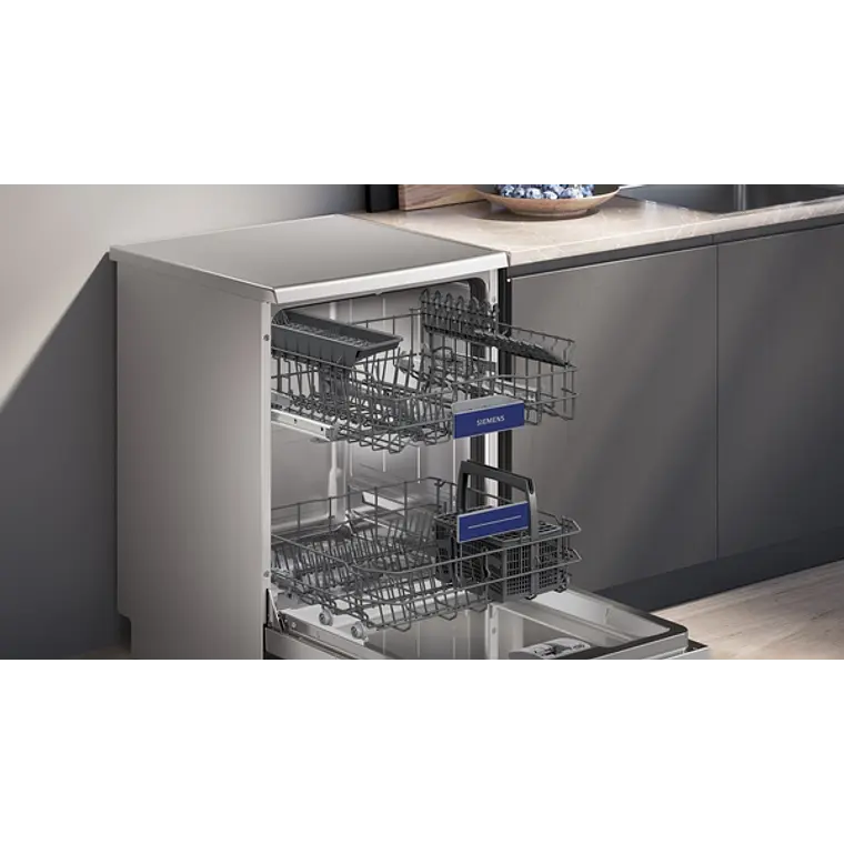SIEMENS iQ300, Lavavajillas de libre instalación, 60 cm, Acero antihuellas 4