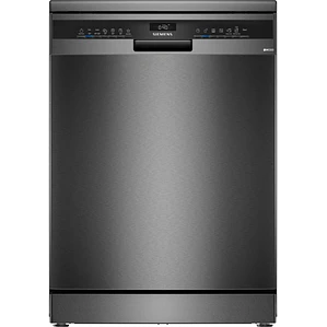 SIEMENS iQ300, Lavavajillas de libre instalación, 60 cm, Acero negro antihuellas