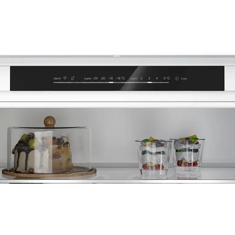 SIEMENS iQ300, Refrigerador combi integrable, 193.5 x 70.8 cm, Puerta fija 2