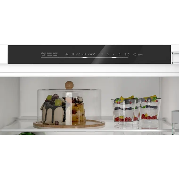 SIEMENS iQ300, Refrigerador combi integrable, 193.5 x 55.8 cm, Puerta fija 2
