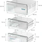 SIEMENS iQ300, Refrigerador combi integrable, 193.5 x 55.8 cm, Puerta fija - Miniatura 8