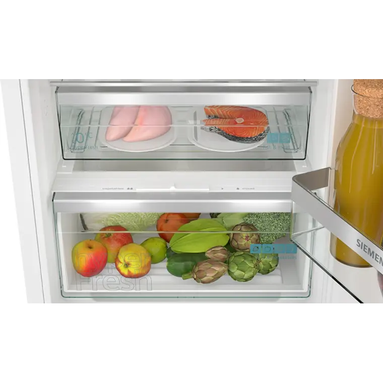 SIEMENS iQ300, Refrigerador combi integrable, 193.5 x 55.8 cm, Puerta fija 6