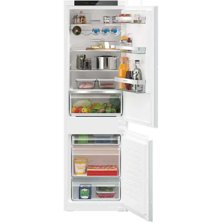 SIEMENS iQ300, Refrigerador combi integrable, 177.2 x 54.1 cm, Puerta deslizante 1