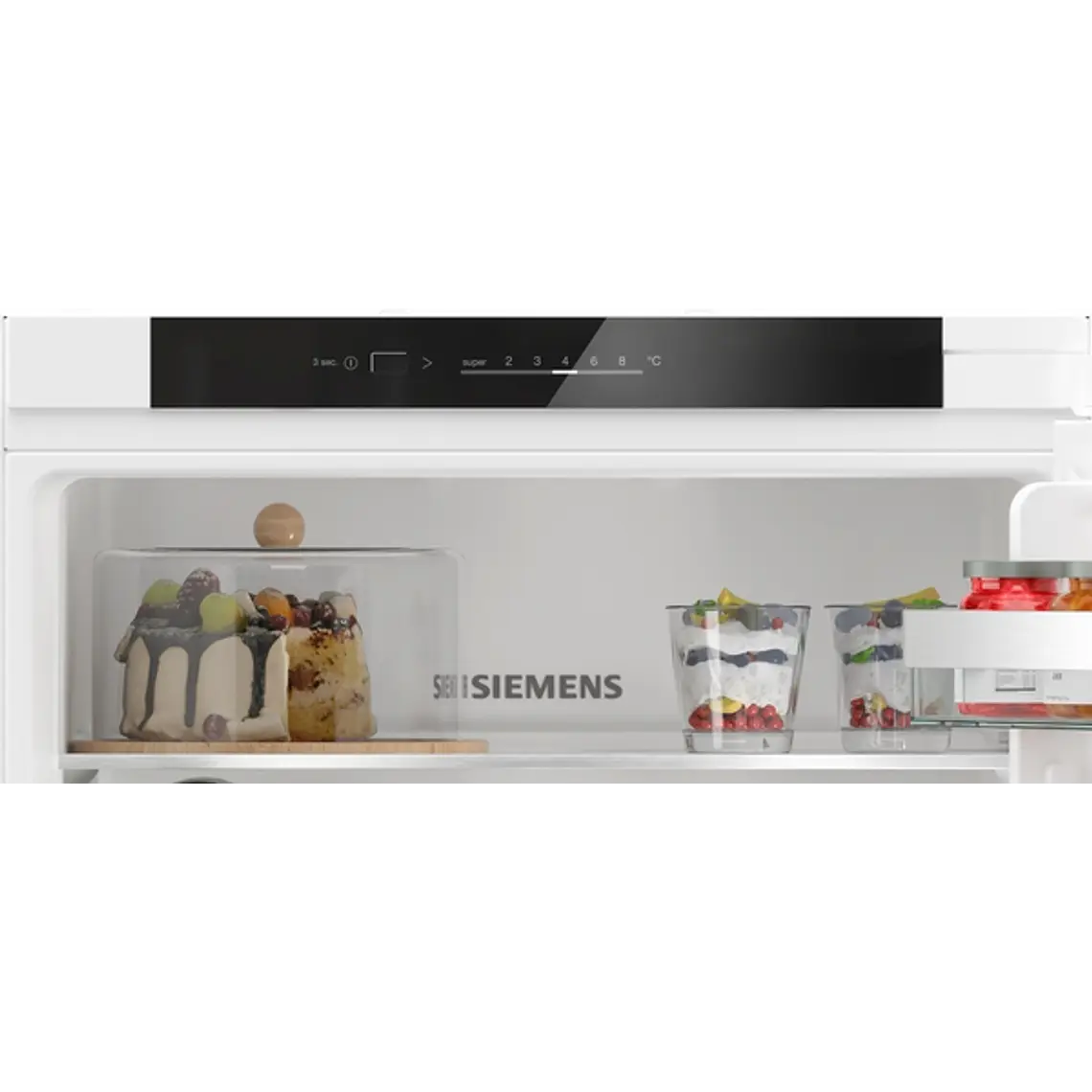 SIEMENS iQ300, Refrigerador combi integrable, 177.2 x 54.1 cm, Puerta deslizante 2