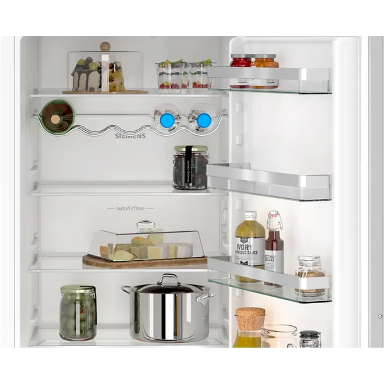 SIEMENS iQ300, Refrigerador combi integrable, 177.2 x 54.1 cm, Puerta deslizante 3