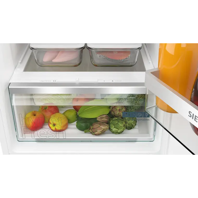 SIEMENS iQ300, Refrigerador combi integrable, 177.2 x 54.1 cm, Puerta deslizante 5