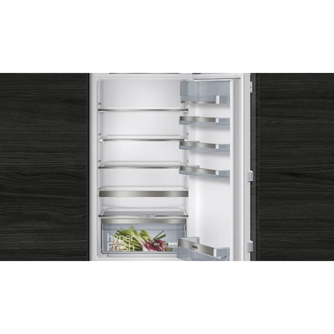 SIEMENS iQ500, Refrigerador combi integrable, 177.2 x 55.8 cm, Puerta fija 3