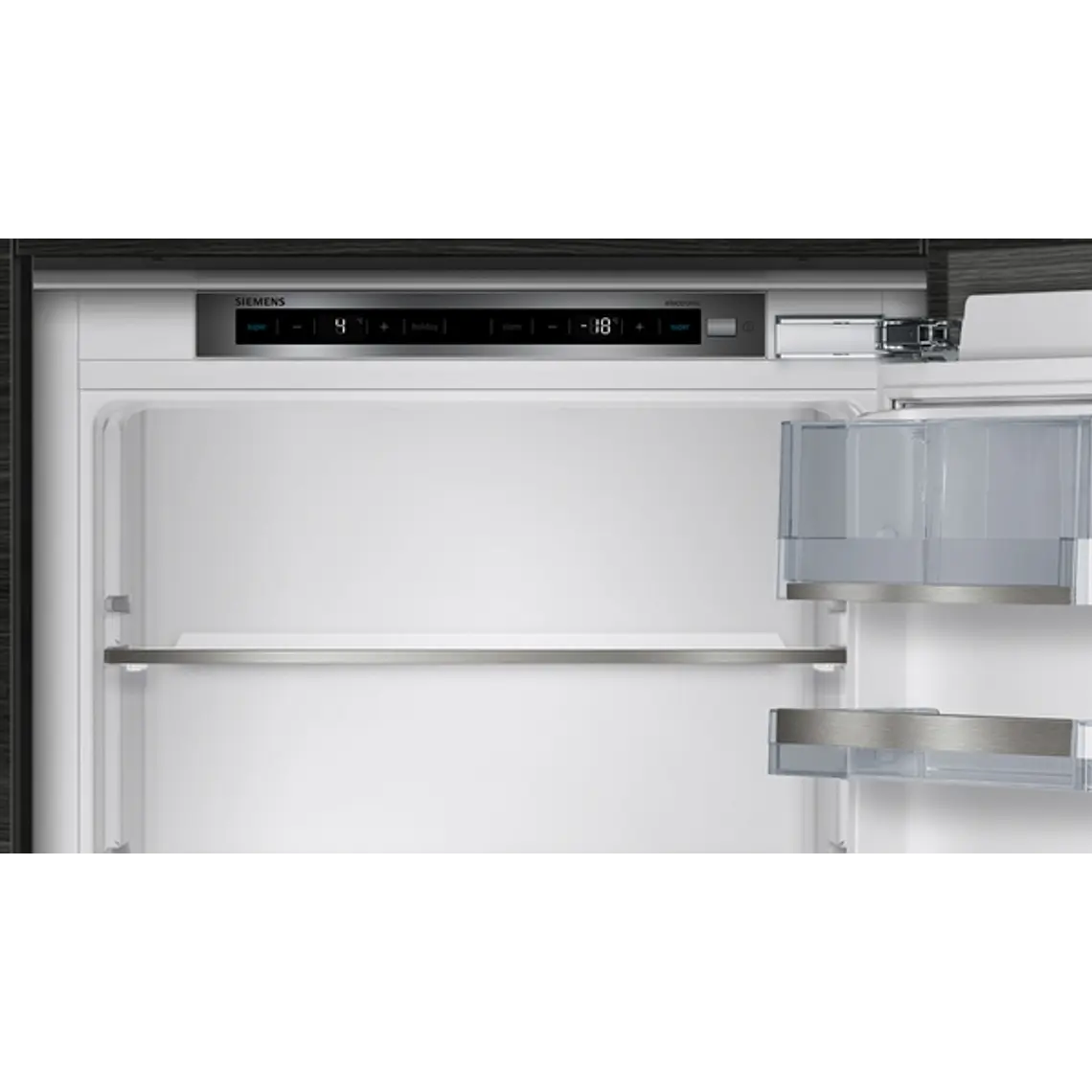 SIEMENS iQ500, Refrigerador combi integrable, 177.2 x 55.8 cm, Puerta fija 2