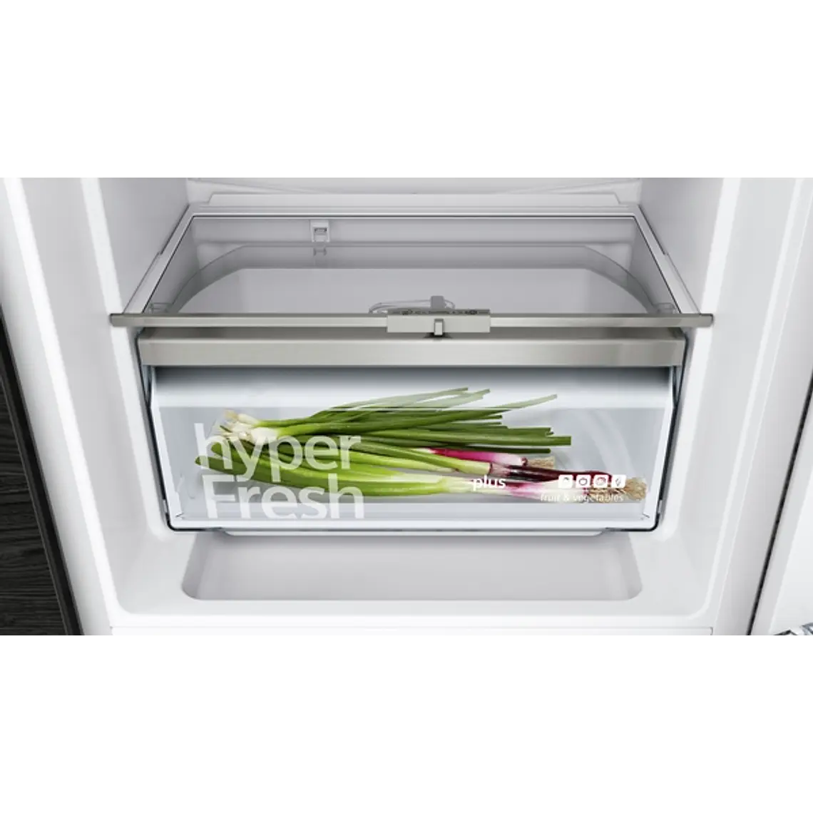 SIEMENS iQ500, Refrigerador combi integrable, 177.2 x 55.8 cm, Puerta fija 5