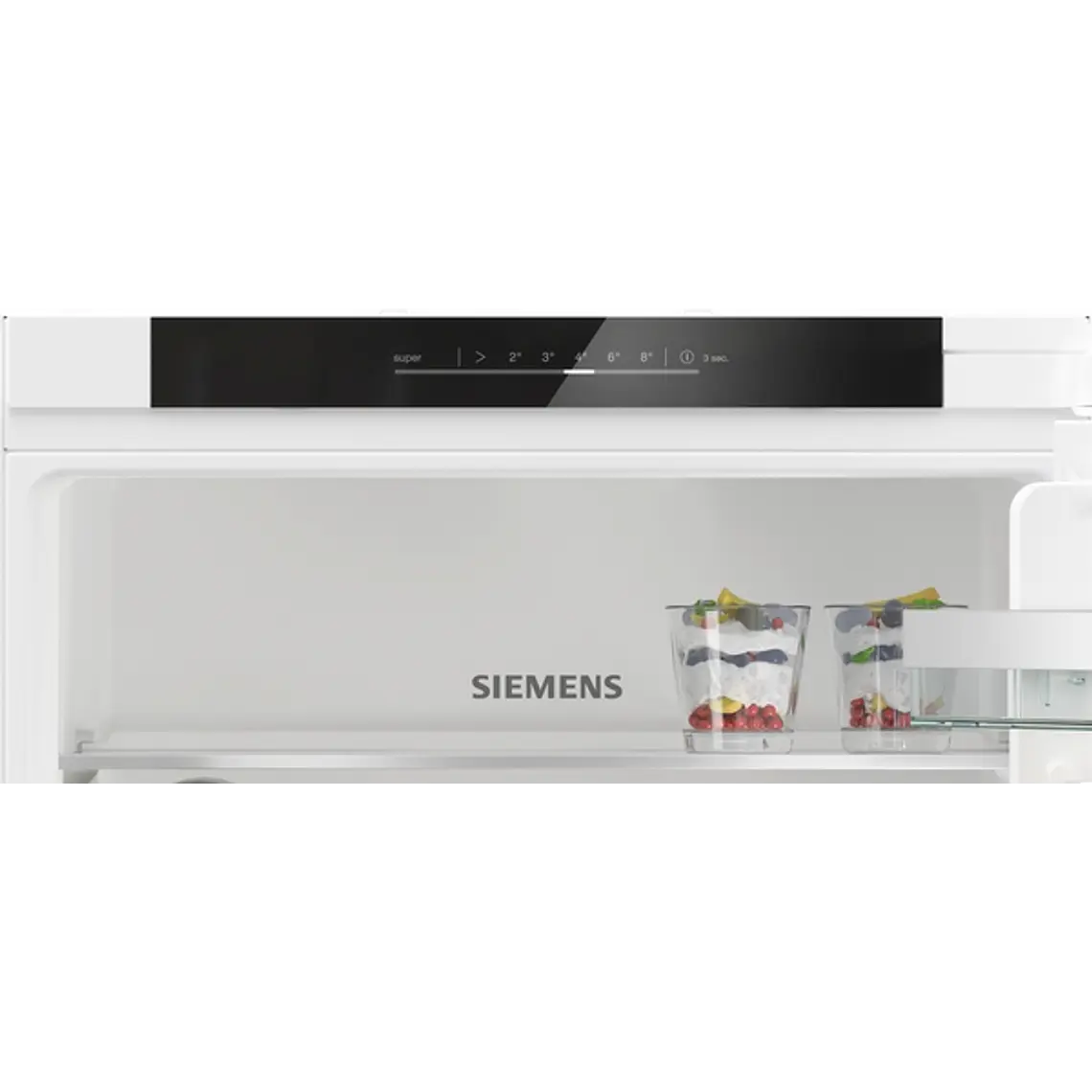 SIEMENS iQ300, Refrigerador combi integrable, 177.2 x 54.1 cm, Puerta fija 2