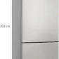 SIEMENS iQ300, Refrigerador combi de libre instalación, 203 x 60 cm, Acero inoxidable - Miniatura 10