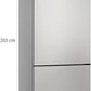 SIEMENS iQ300, Refrigerador combi de libre instalación, 203 x 60 cm, Acero inoxidable - Miniatura 8