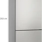 SIEMENS iQ300, Refrigerador combi de libre instalación, 203 x 60 cm, Acero inoxidable - Miniatura 7