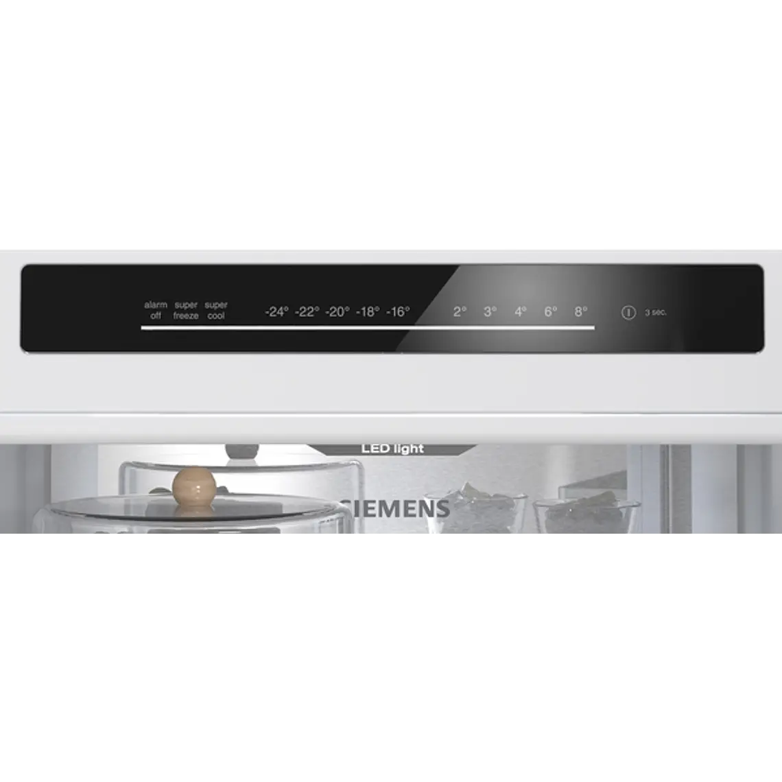 SIEMENS iQ300, Refrigerador combi de libre instalación, 186 x 60 cm, Acero inoxidable 2