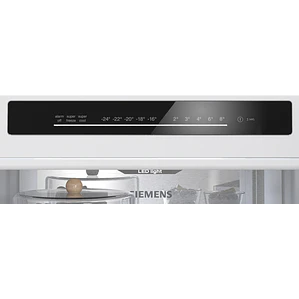 SIEMENS iQ300, Refrigerador combi de libre instalación, 186 x 60 cm, Acero inoxidable