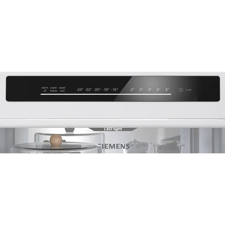 SIEMENS iQ300, Refrigerador combi de libre instalación, 186 x 60 cm, Acero inoxidable 2