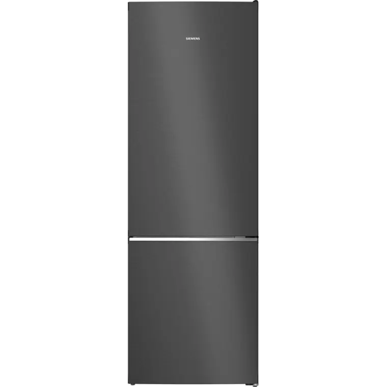 SIEMENS iQ500, Refrigerador combi de libre instalación, 203 x 70 cm, Acero negro antihuellas 1