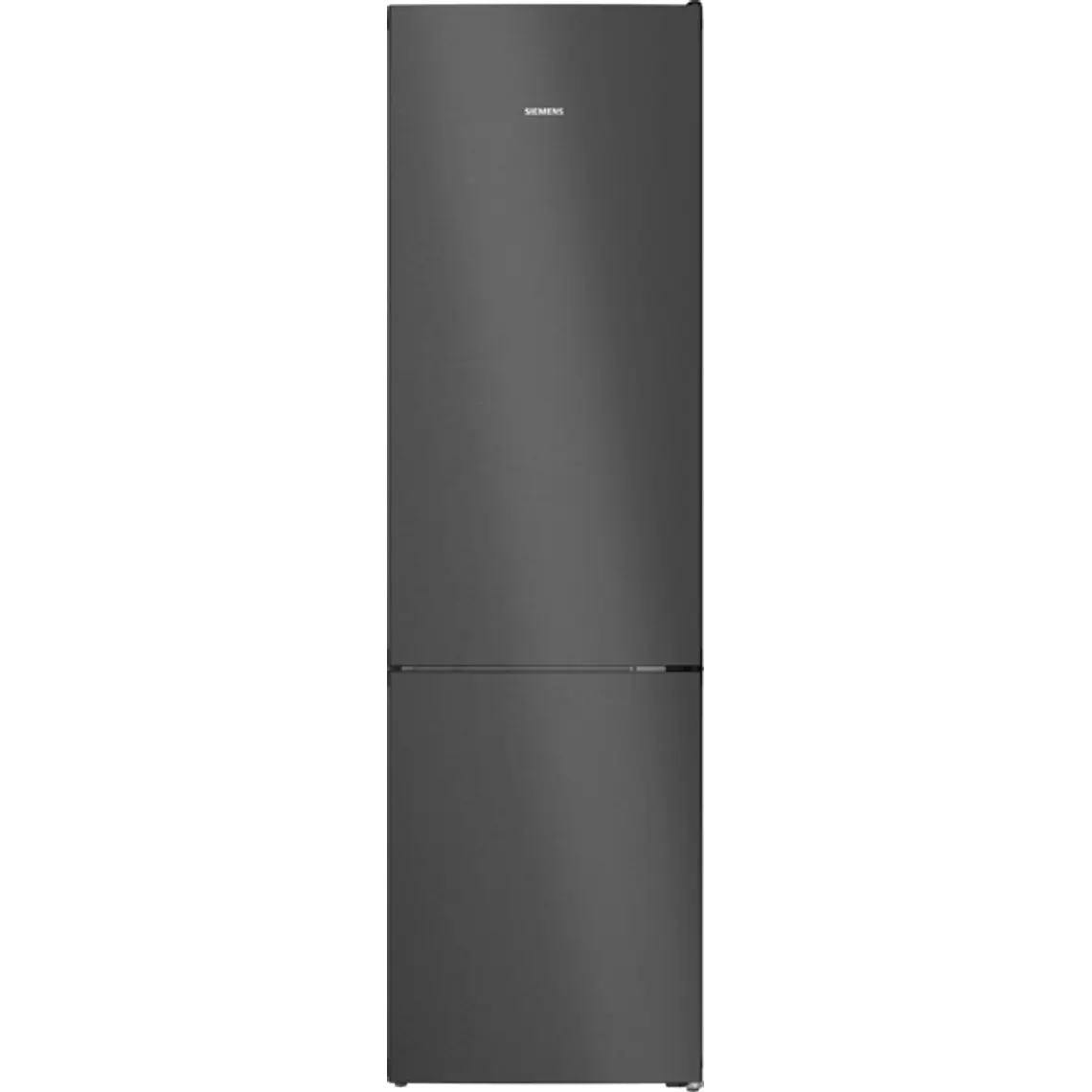 SIEMENS iQ300, Refrigerador combi de libre instalación, 203 x 60 cm, Acero negro antihuellas 1