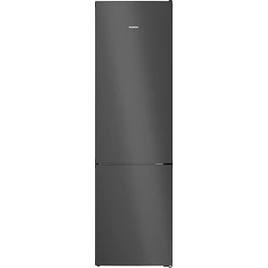 SIEMENS iQ300, Refrigerador combi de libre instalación, 203 x 60 cm, Acero negro antihuellas