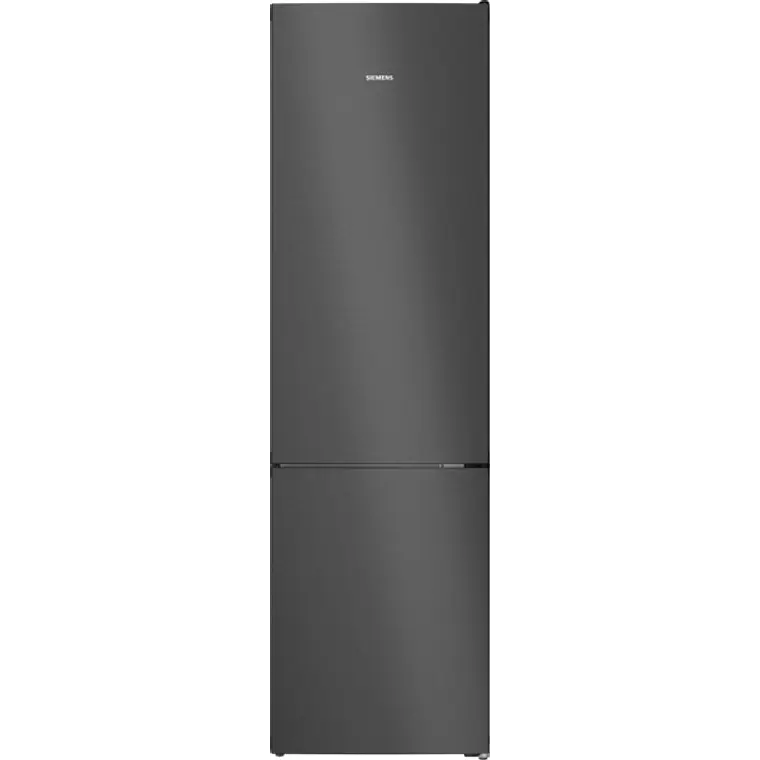 SIEMENS iQ300, Refrigerador combi de libre instalación, 203 x 60 cm, Acero negro antihuellas 1