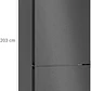 SIEMENS iQ300, Refrigerador combi de libre instalación, 203 x 60 cm, Acero negro antihuellas - Miniatura 10