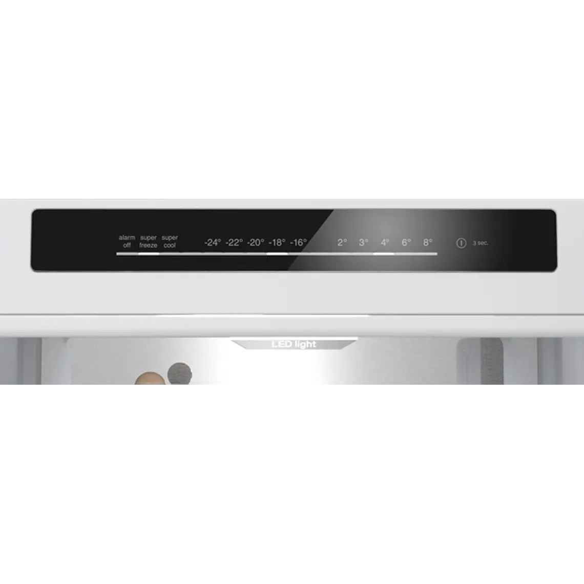 SIEMENS iQ300, Refrigerador combi de libre instalación, 203 x 60 cm, Acero negro antihuellas 2