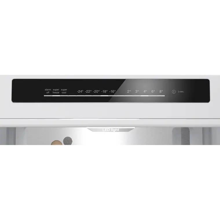 SIEMENS iQ300, Refrigerador combi de libre instalación, 203 x 60 cm, Acero negro antihuellas 2